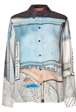 Tops-HUSK Stine Goya Showroom Shirt - Print