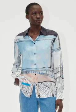Tops-HUSK Stine Goya Showroom Shirt - Print