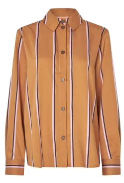 Tops-HUSK Stine Goya Shirt - Stripe