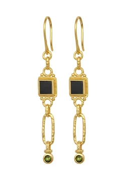 Earrings-HUSK Temple Of The Sun Adara Earring - Gold