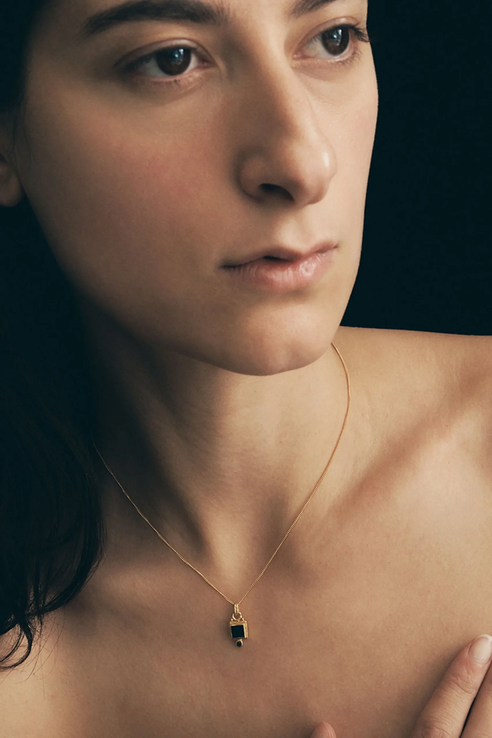 Necklaces-HUSK Temple Of The Sun Adara Necklace - Gold