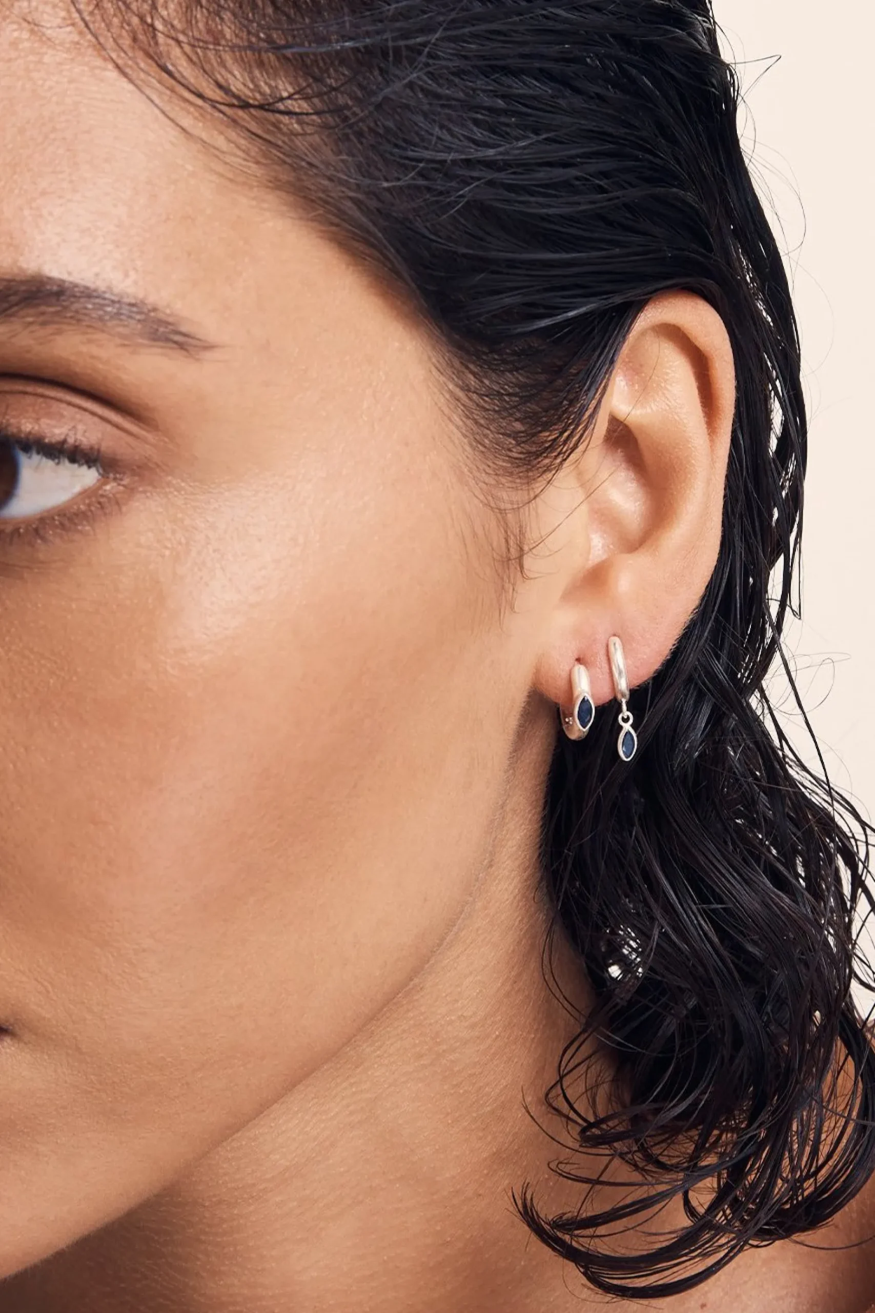 Earrings-HUSK Temple Of The Sun Ales Earring - Silver