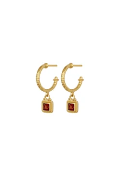 Earrings-HUSK Temple Of The Sun Cilla Earring - Gold