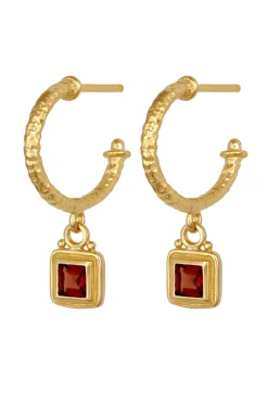 Earrings-HUSK Temple Of The Sun Cilla Earring - Gold