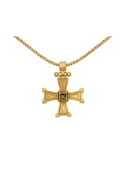 Necklaces-HUSK Temple Of The Sun Crista Necklace - Gold