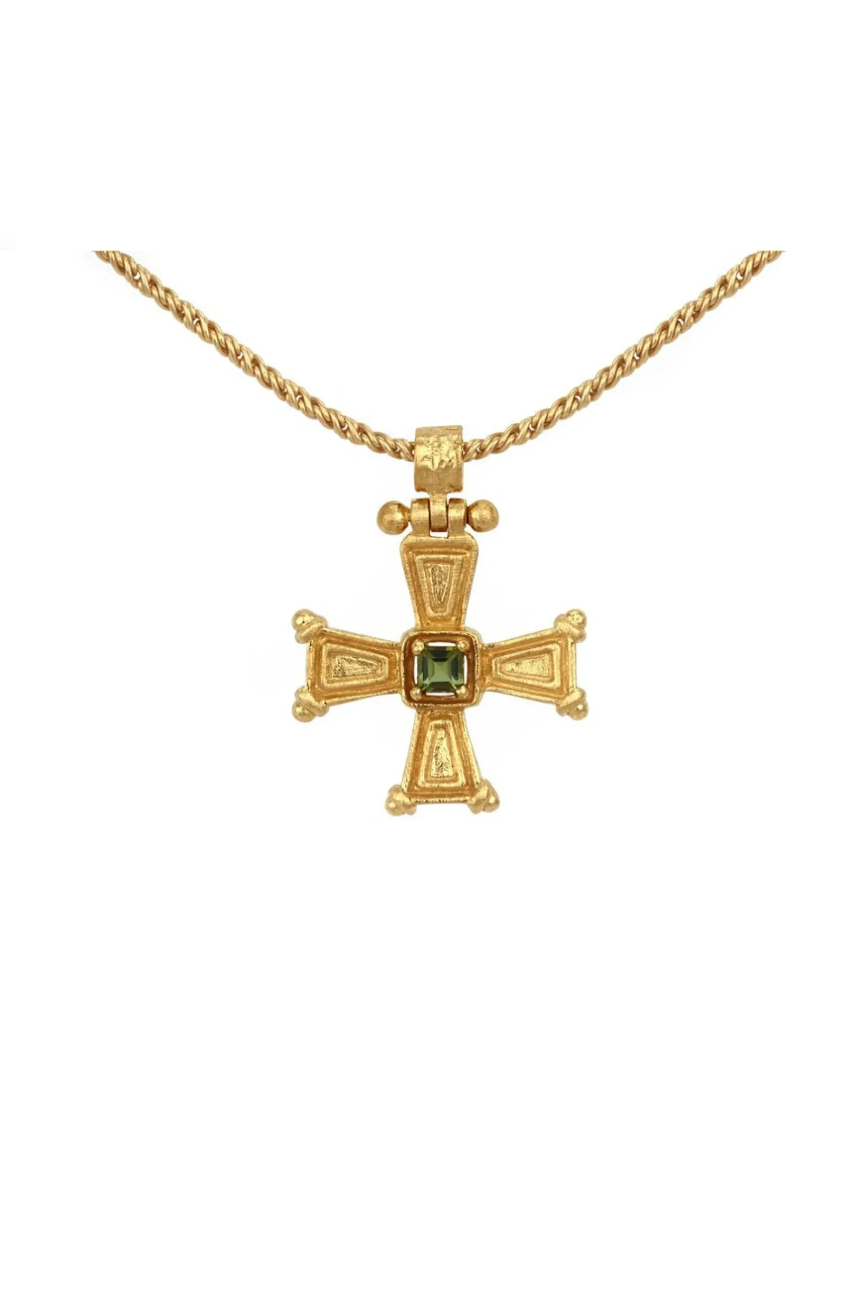 Necklaces-HUSK Temple Of The Sun Crista Necklace - Gold