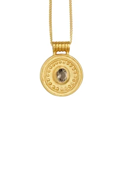 Necklaces-HUSK Temple Of The Sun Denari Necklace - Gold
