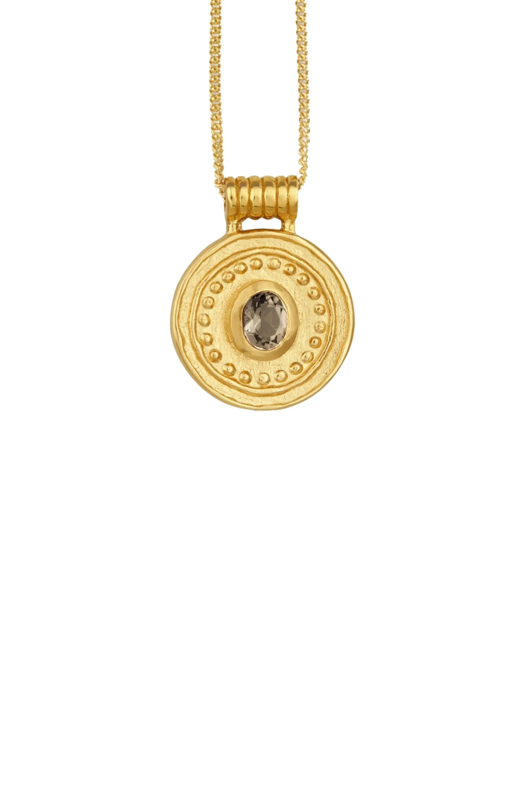 Necklaces-HUSK Temple Of The Sun Denari Necklace - Gold