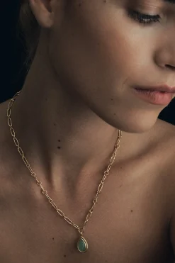 Necklaces-HUSK Temple Of The Sun Elodi Necklace - Gold