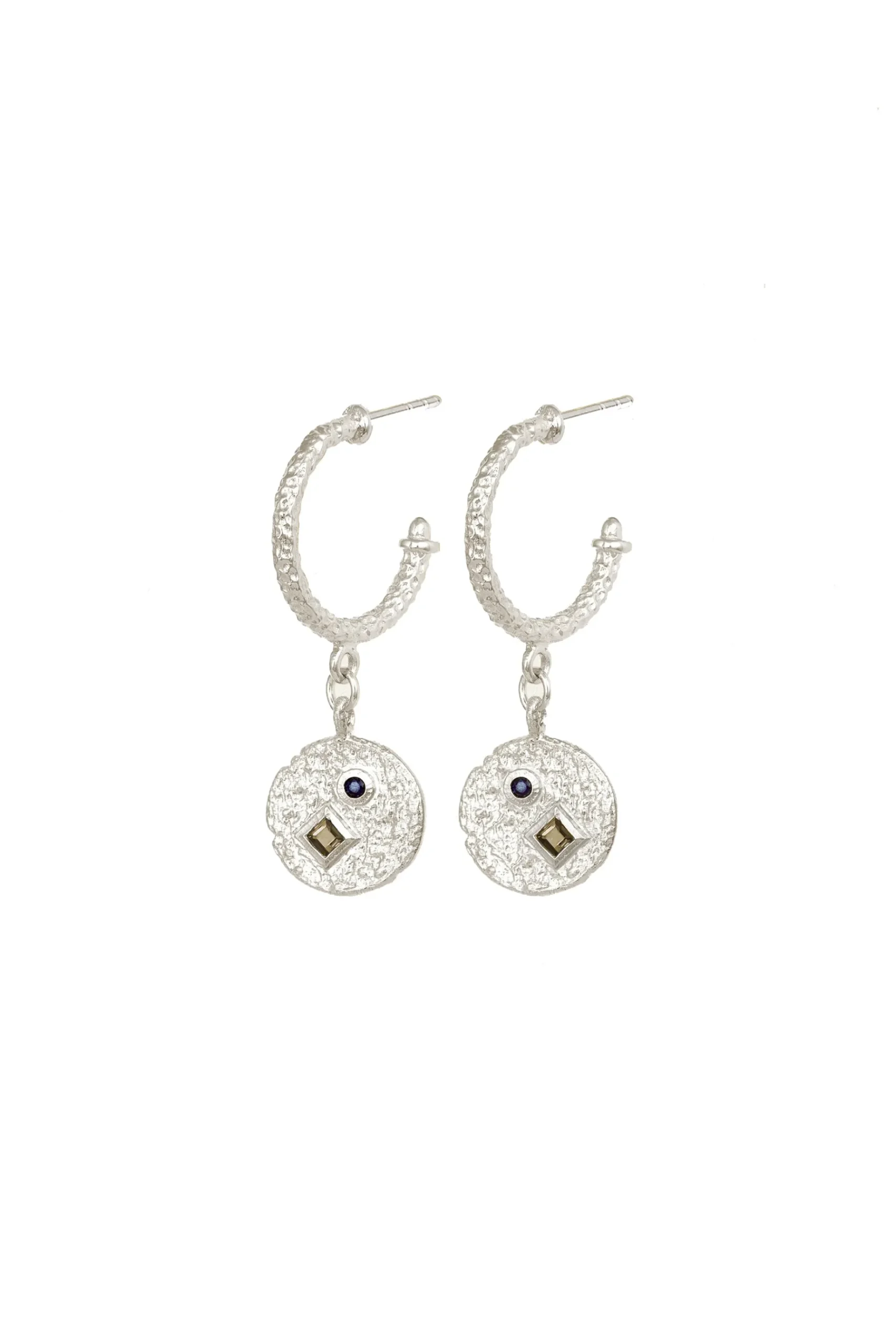 Earrings-HUSK Temple Of The Sun Etna Earring - Silver