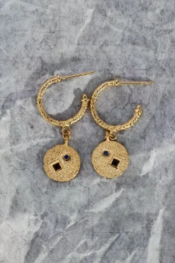 Earrings-HUSK Temple Of The Sun Etna Earring - Gold