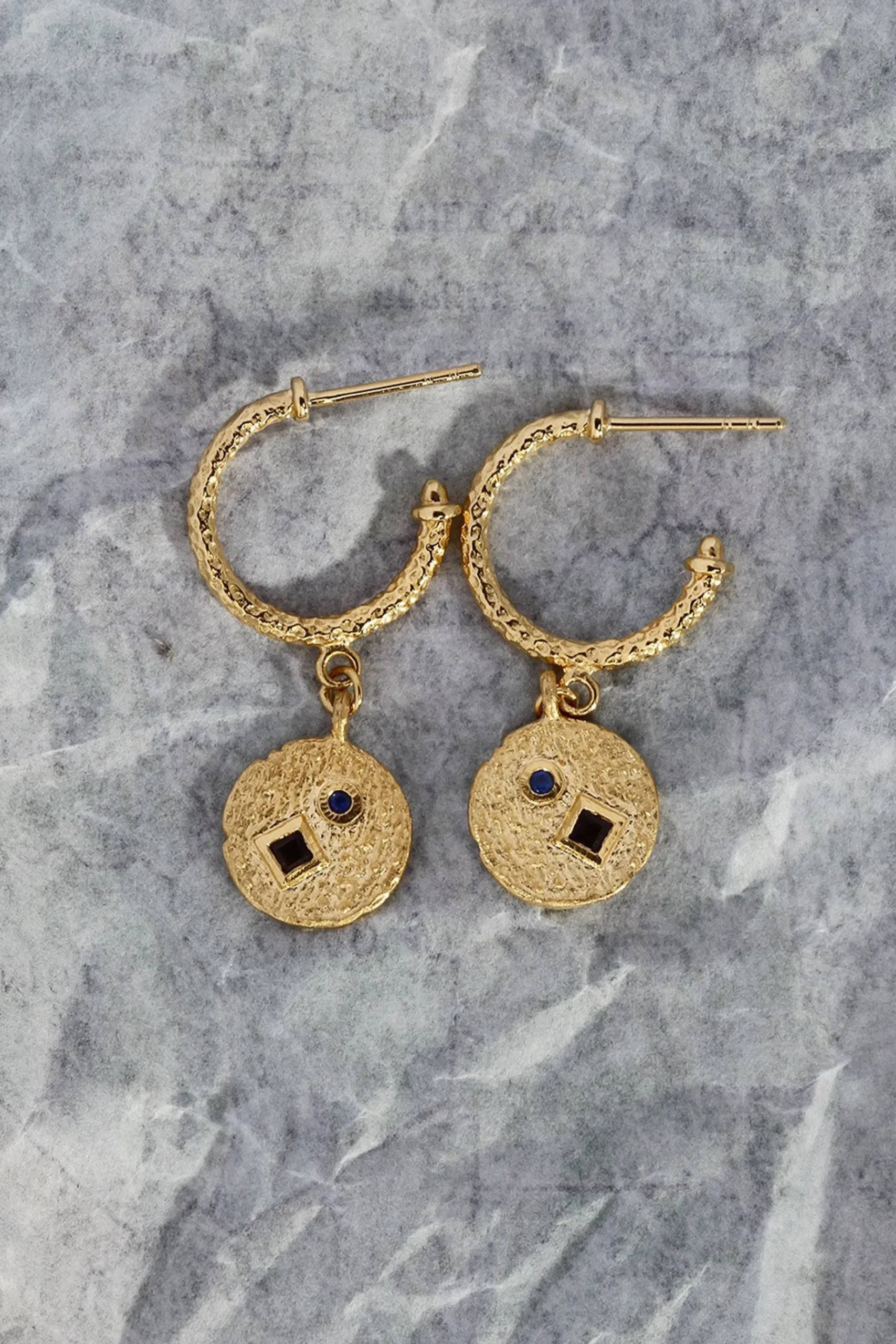 Earrings-HUSK Temple Of The Sun Etna Earring - Gold