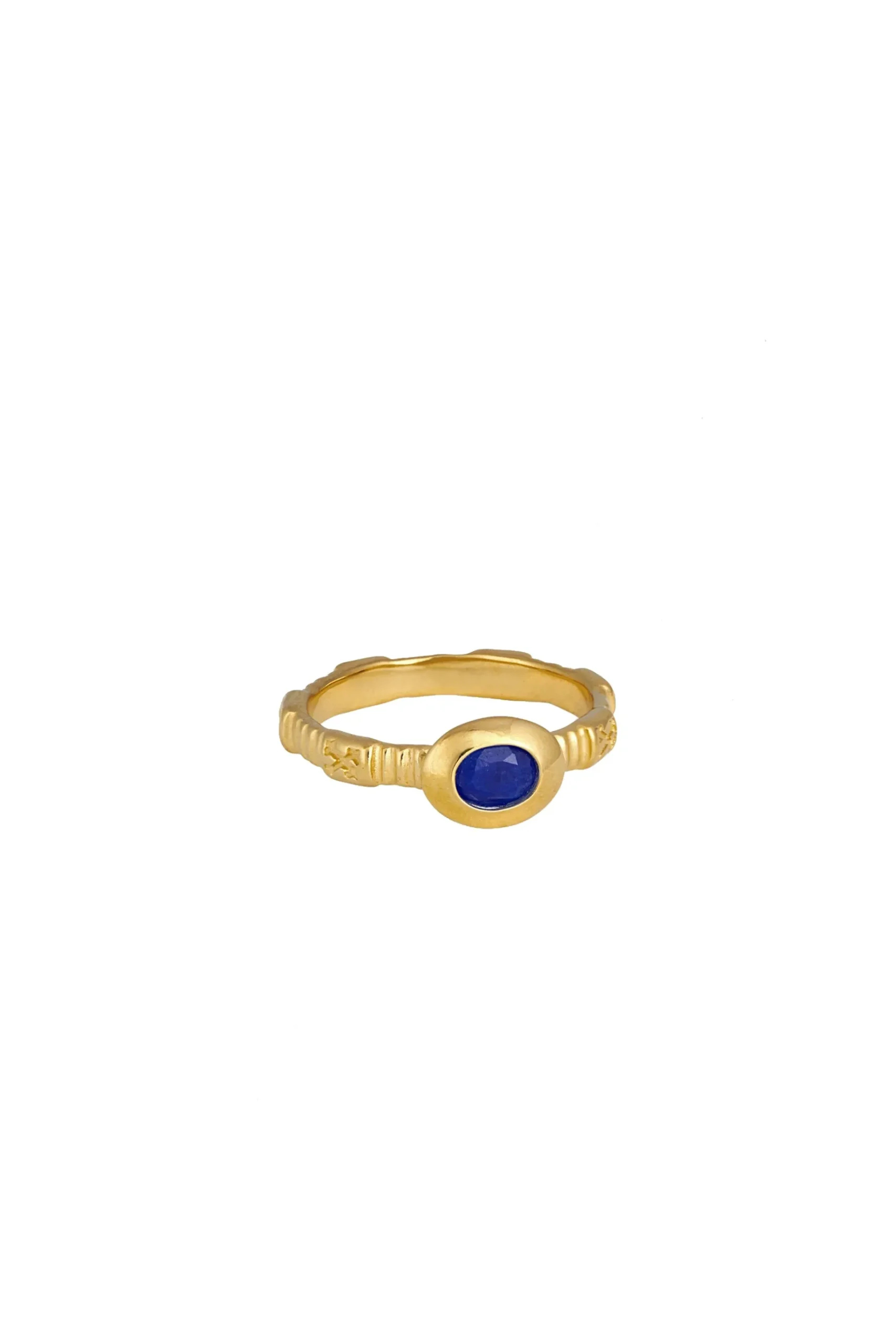 Rings-HUSK Temple Of The Sun Lazuli Ring - Gold
