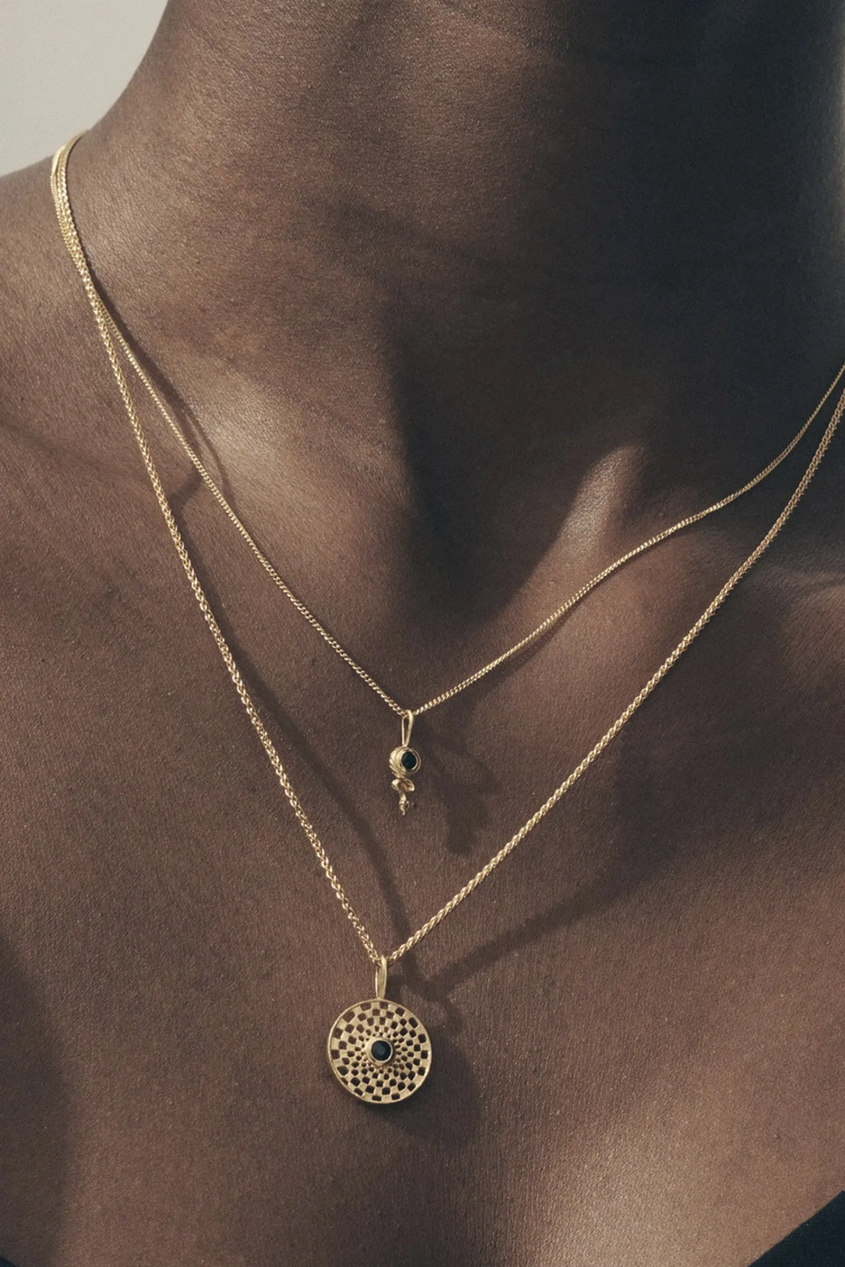 Necklaces-HUSK Temple Of The Sun Oracle Necklace - Gold