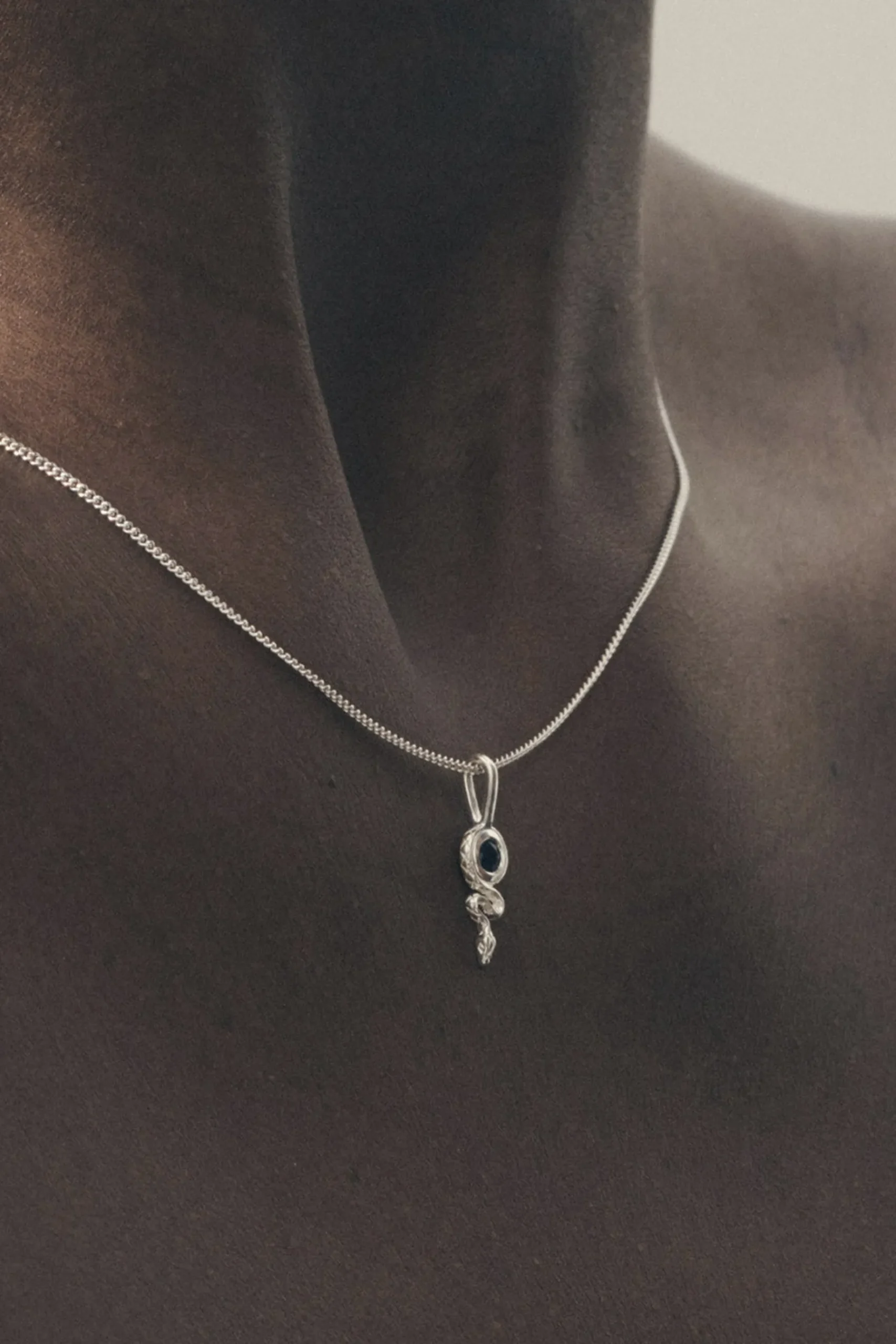 Necklaces-HUSK Temple Of The Sun Orcale Necklace - Silver