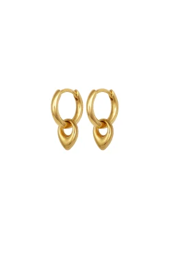 Earrings-HUSK Temple Of The Sun Sanna Earring - Gold