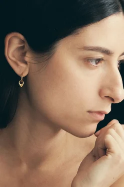Earrings-HUSK Temple Of The Sun Sanna Earring - Gold