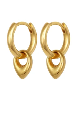 Earrings-HUSK Temple Of The Sun Sanna Earring - Gold