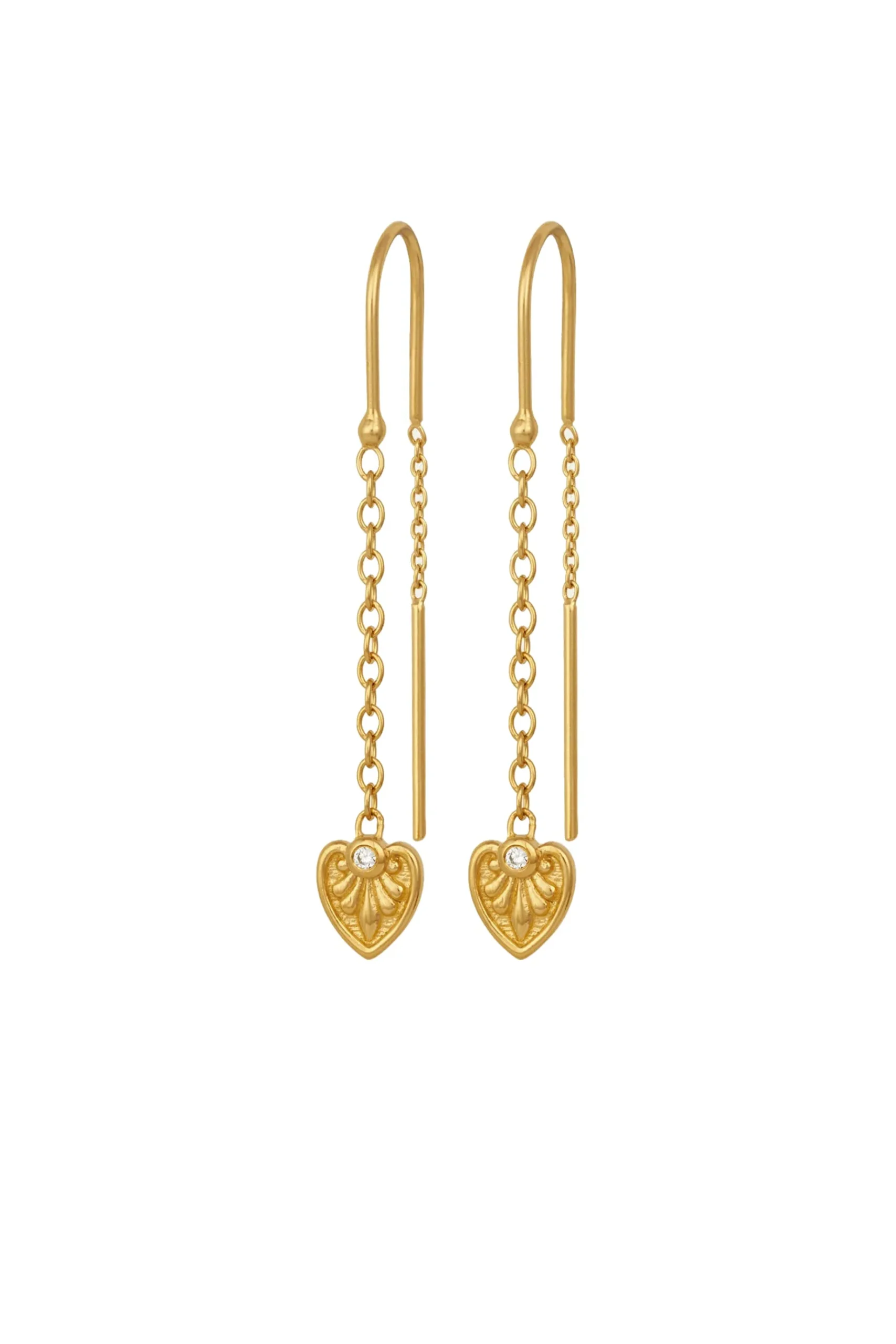 Earrings-HUSK Temple Of The Sun Silph Earring - Gold
