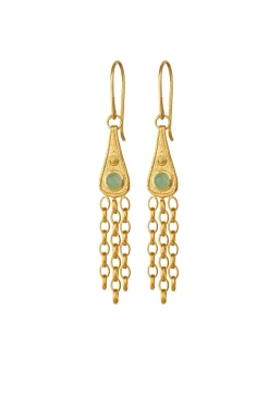 Earrings-HUSK Temple Of The Sun Talis Earring - Gold