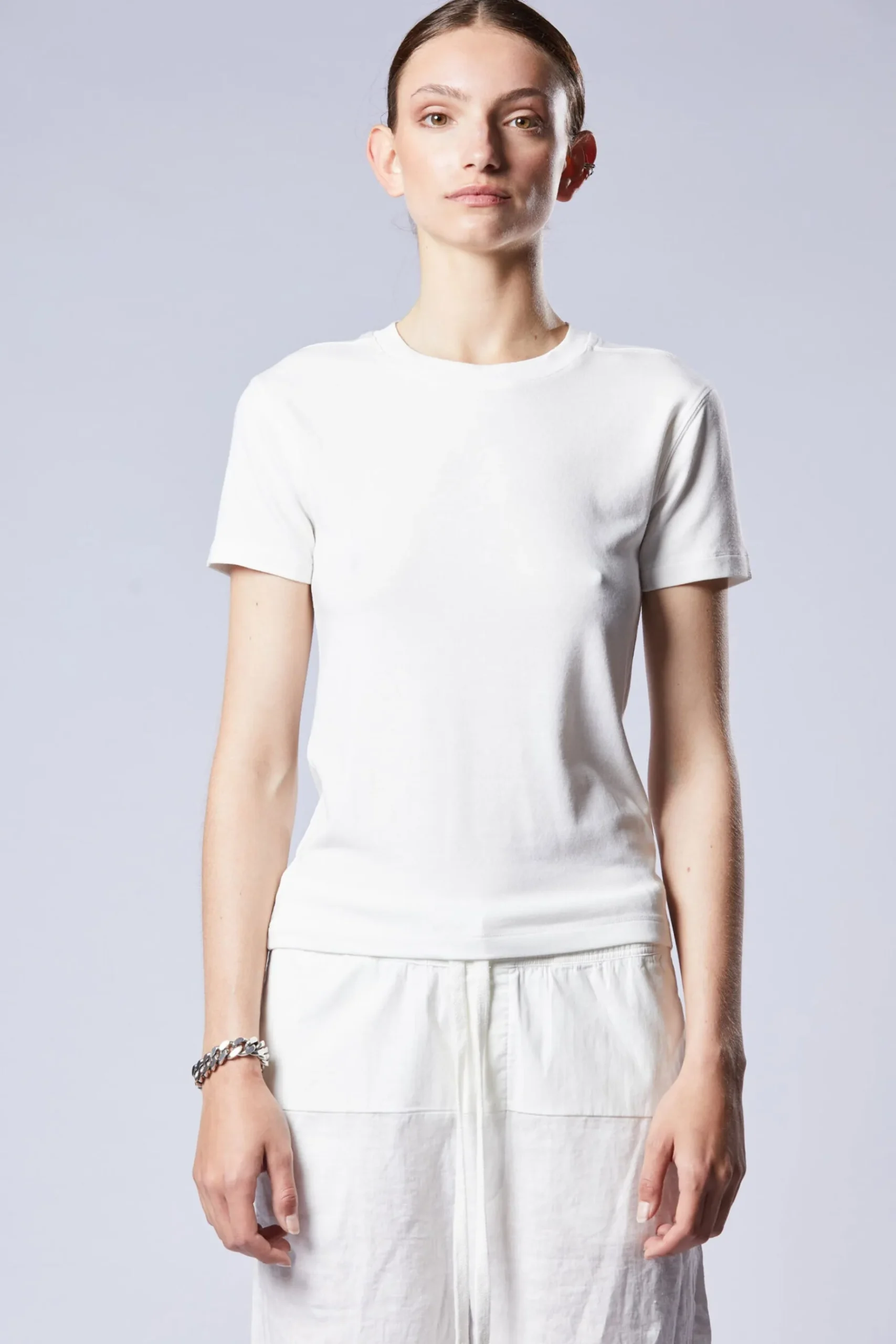 Tees & Tanks-HUSK Thom Krom Base Tee - White