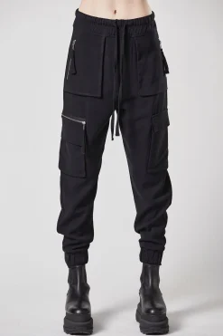 Pants-HUSK Thom Krom Cargo Pants - Black