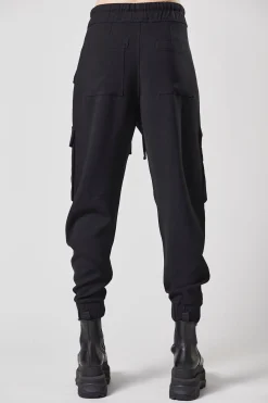 Pants-HUSK Thom Krom Cargo Pants - Black