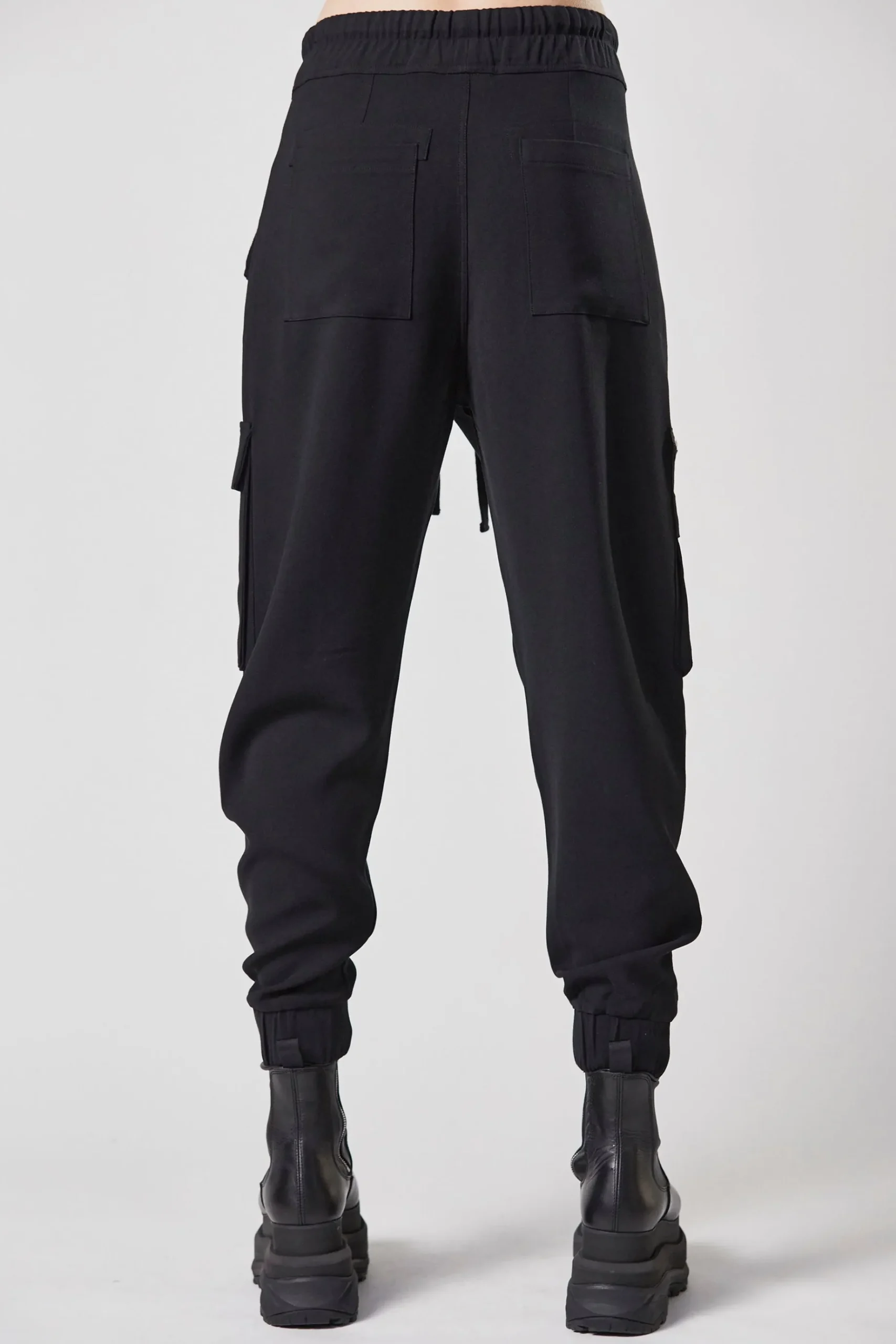 Pants-HUSK Thom Krom Cargo Pants - Black