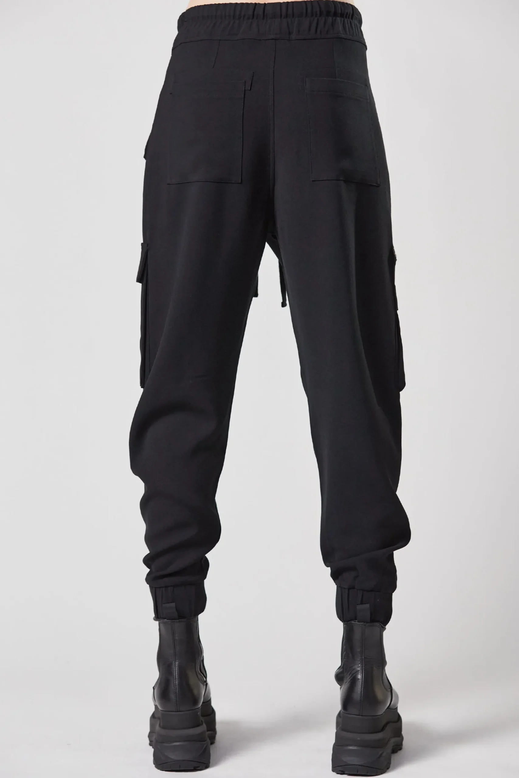 Pants-HUSK Thom Krom Cargo Pants - Black