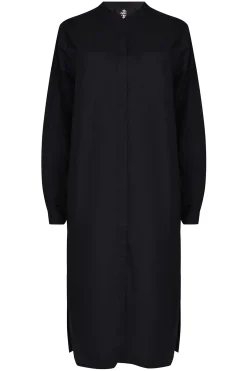 Dresses-HUSK Thom Krom Shirty Dress - Black
