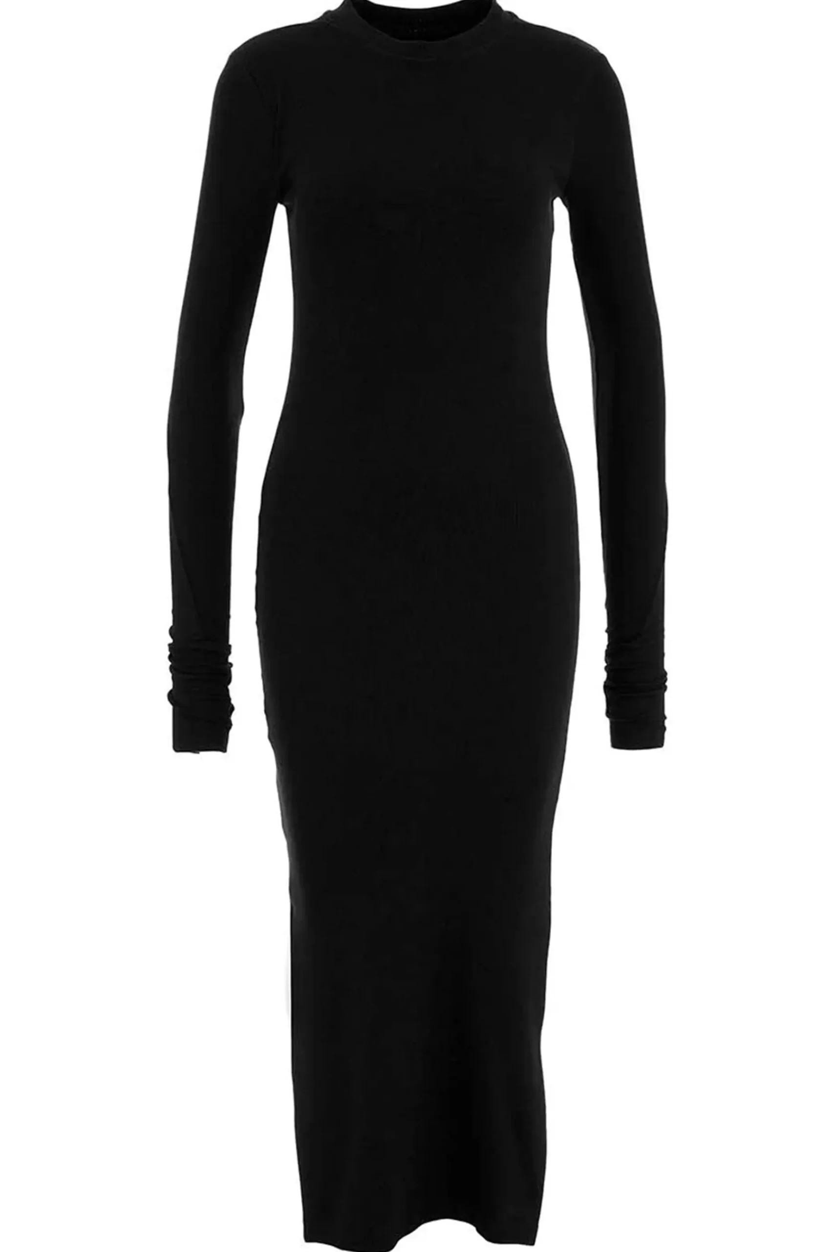 Dresses-HUSK Thom Krom Slinky Dress - Black