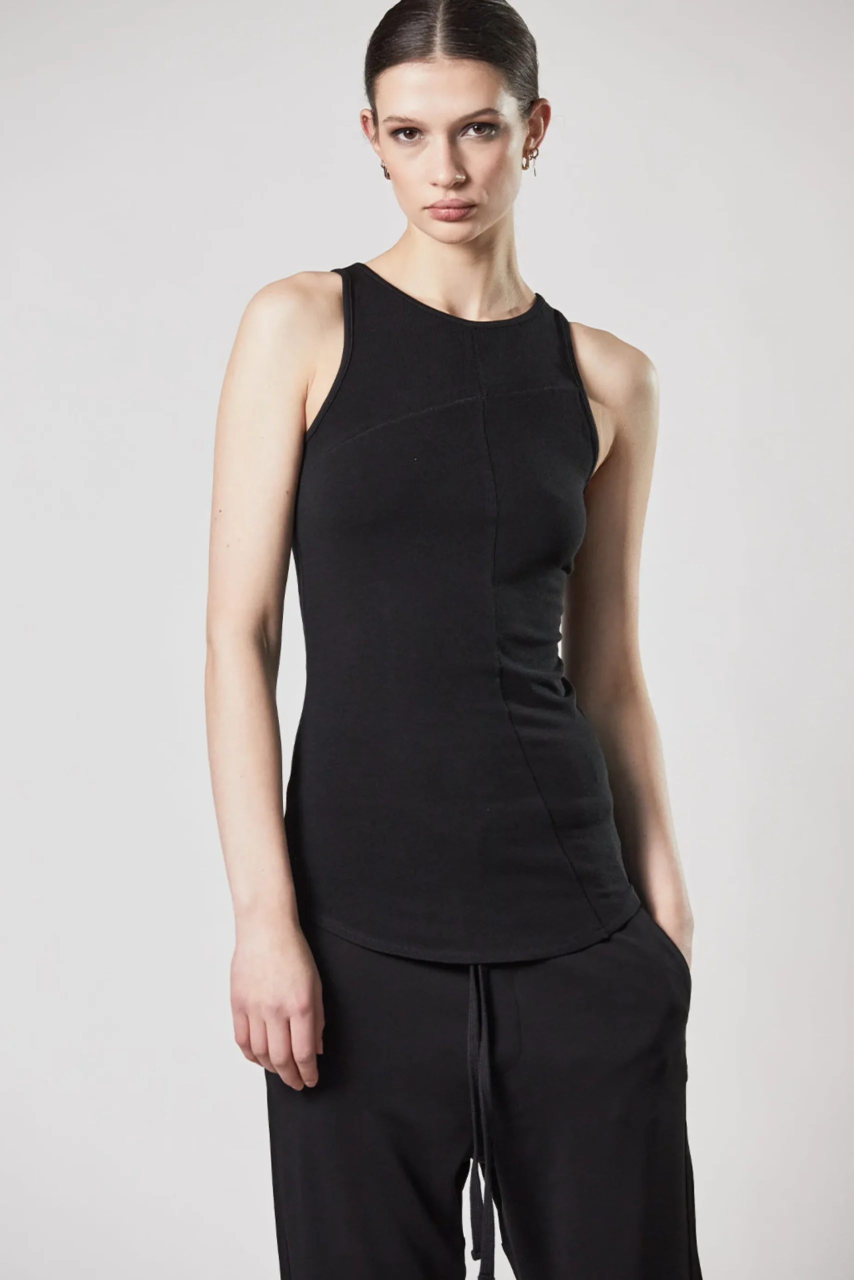 Tees & Tanks-HUSK Thom Krom Tank Top - Black