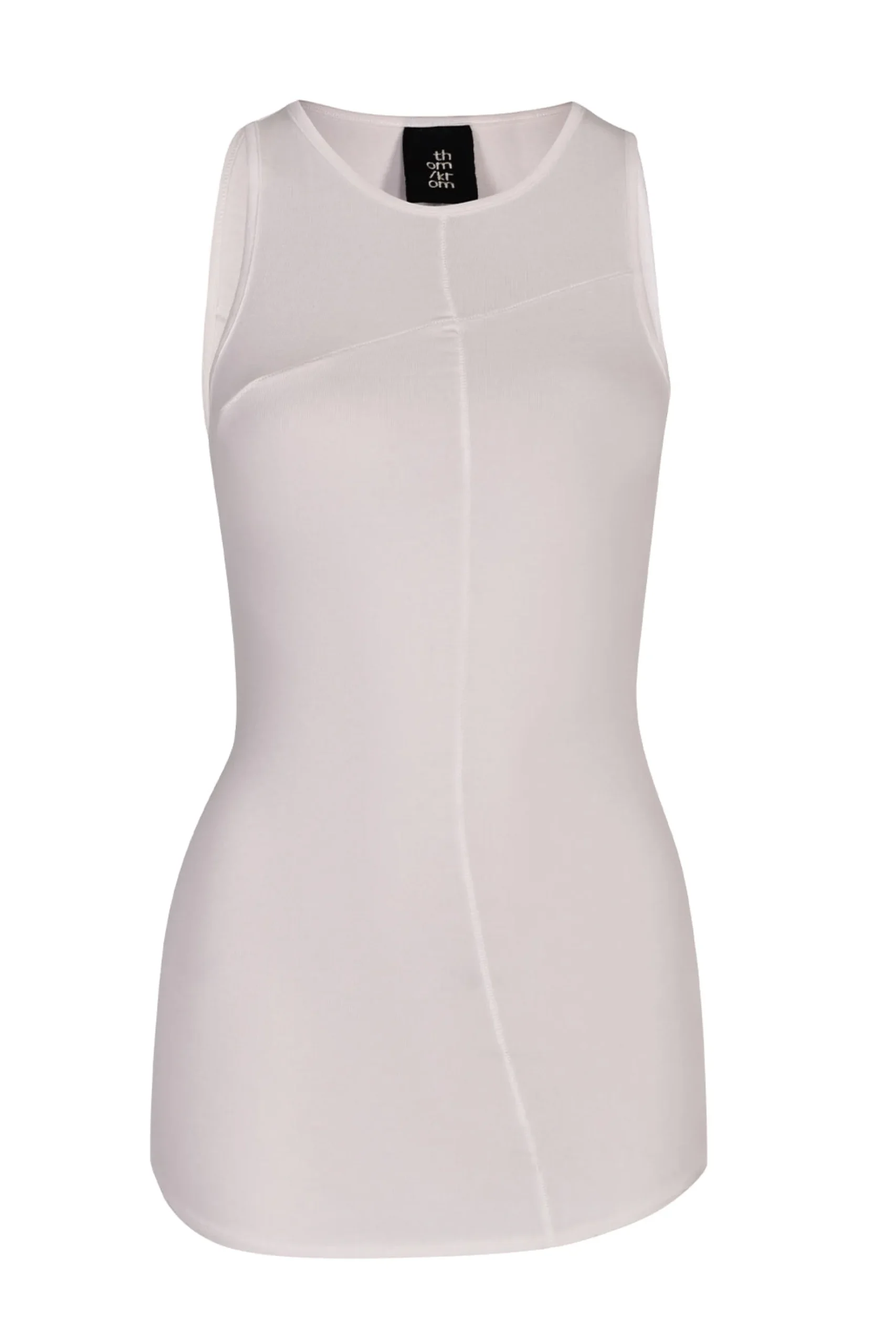 Tops-HUSK Thom Krom Tank Top - White