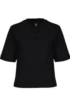Tops-HUSK Thom Krom Vee Tee - Black