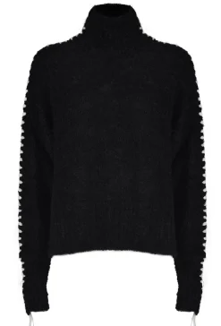 Knitwear-HUSK Thom Krom Venus Knit - Black