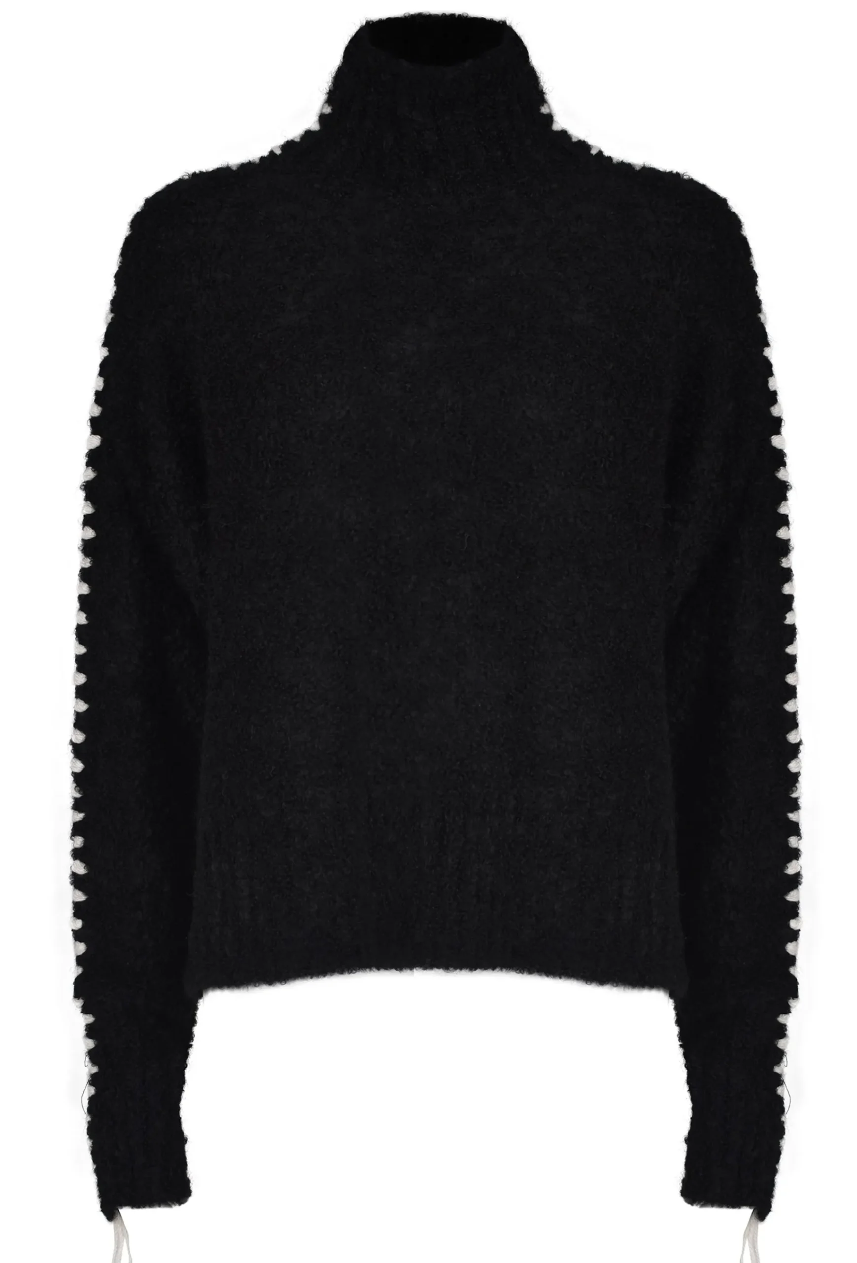 Knitwear-HUSK Thom Krom Venus Knit - Black