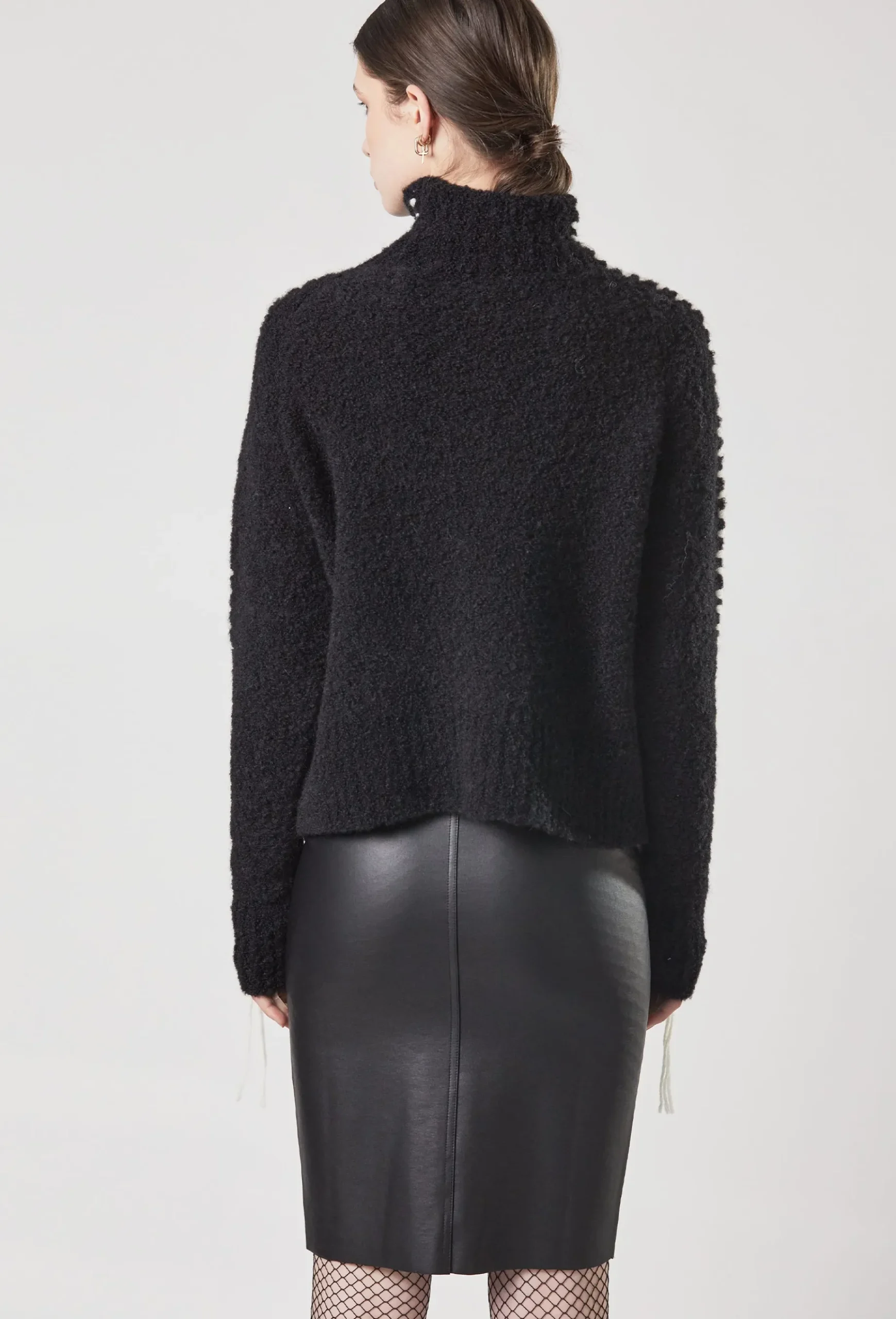 Knitwear-HUSK Thom Krom Venus Knit - Black