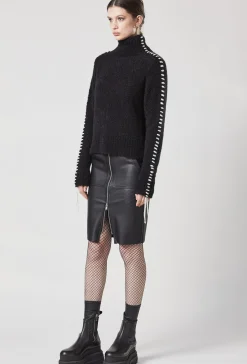 Knitwear-HUSK Thom Krom Venus Knit - Black