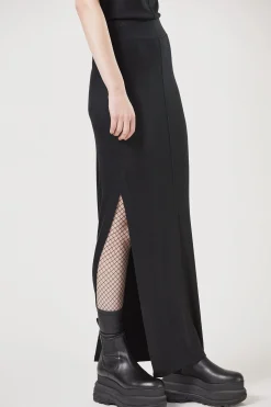 Skirts-HUSK Thom Krom Venus Skirt - Black