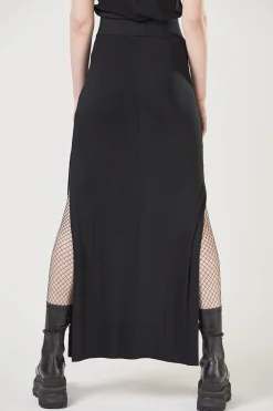 Skirts-HUSK Thom Krom Venus Skirt - Black