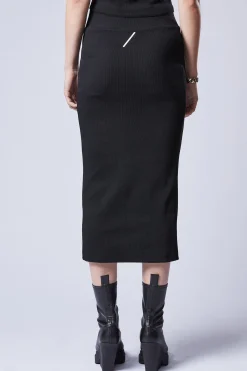 Skirts-HUSK Thom Krom Zippa Skirt - Black