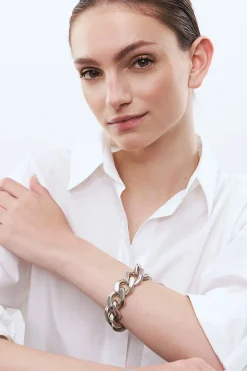 Bracelets-HUSK Vanessa Baroni CHAIN BRACELET - Silver