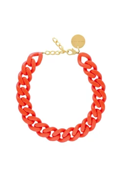 Necklaces-HUSK Vanessa Baroni CHAIN NECKLACE - Orange