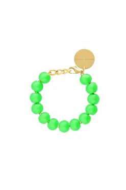 Bracelets-HUSK Vanessa Baroni Mini Bracelet - Neon Green NeonGreen